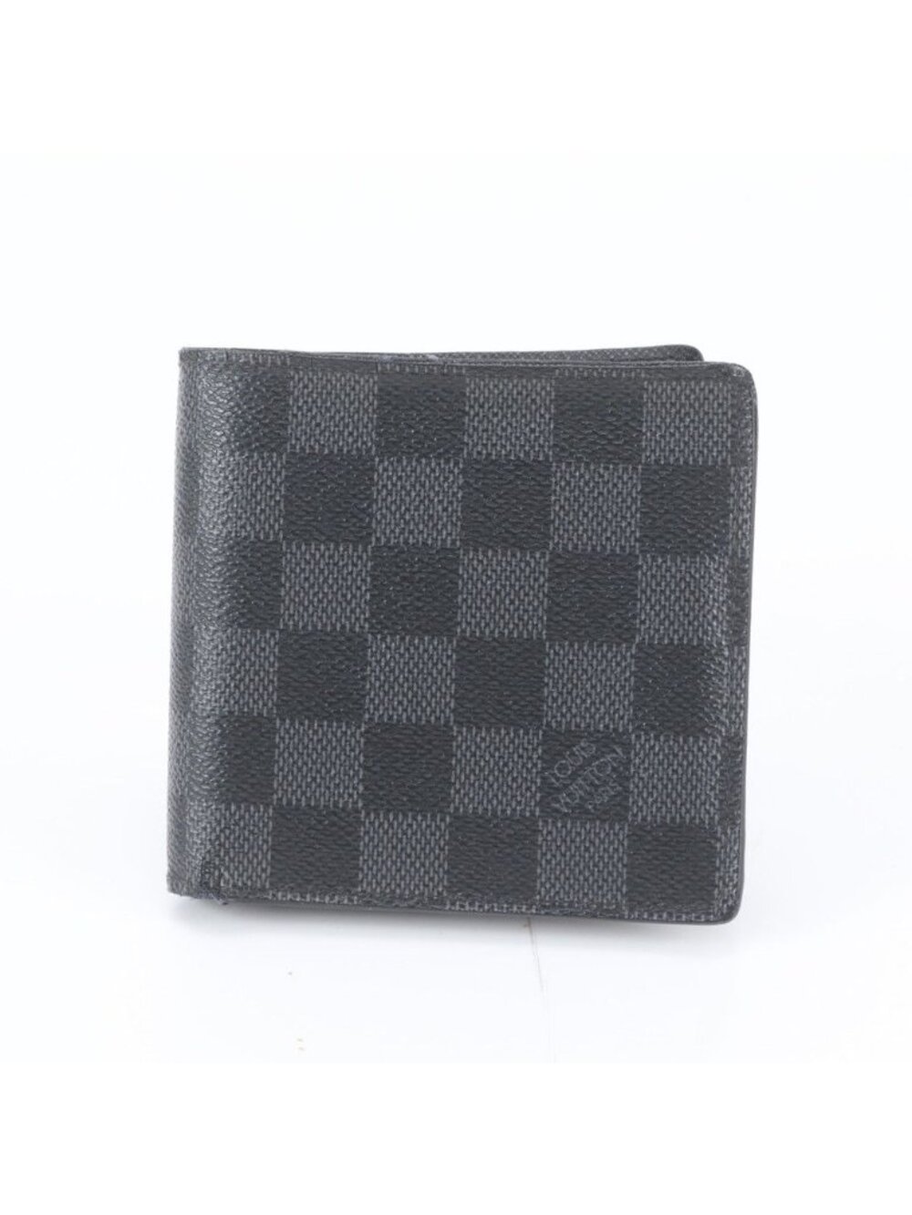 Louis Vuitton Damier Graphite Portefeuille Marco Leather Bifold Wallet